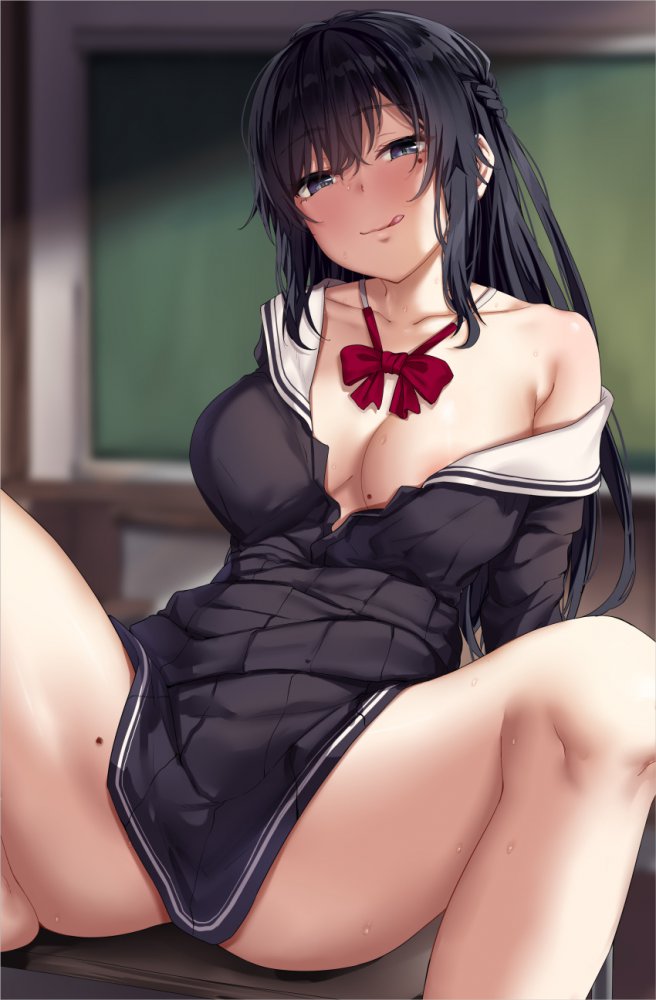【二次】セーラー・ブレザー・制服女子画像【エロ】　その９
